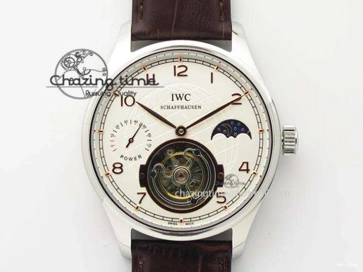 MIROTIME 0209 Portuguese Real PR IW500112 ZF 1:1 Laureus Edition On Black Leather Strap A Flexible 7369